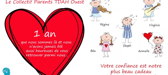 Le Collectif Parents TDAH Ouest fête sa première Année avec vous tous ! Le Collectif Parents TDAH Ouest fête sa première Année avec vous tous !