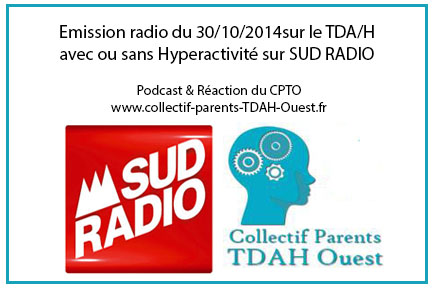 Emission radio sur le TDAH avec l’intervention du Dr VERA, une des co-fondatrices du CPTO …